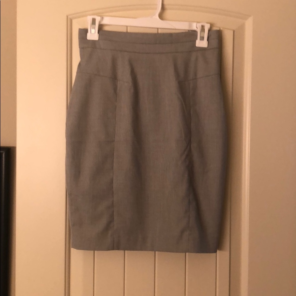 Grey work skirt
